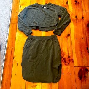 Free People beach skirt set